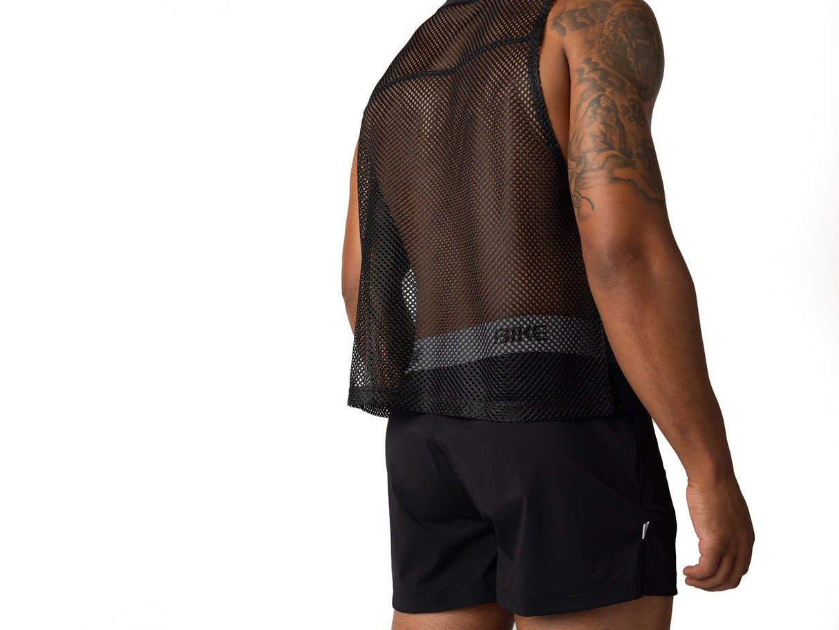 BIKE Sleeveless Practice Jersey Black - FETCH