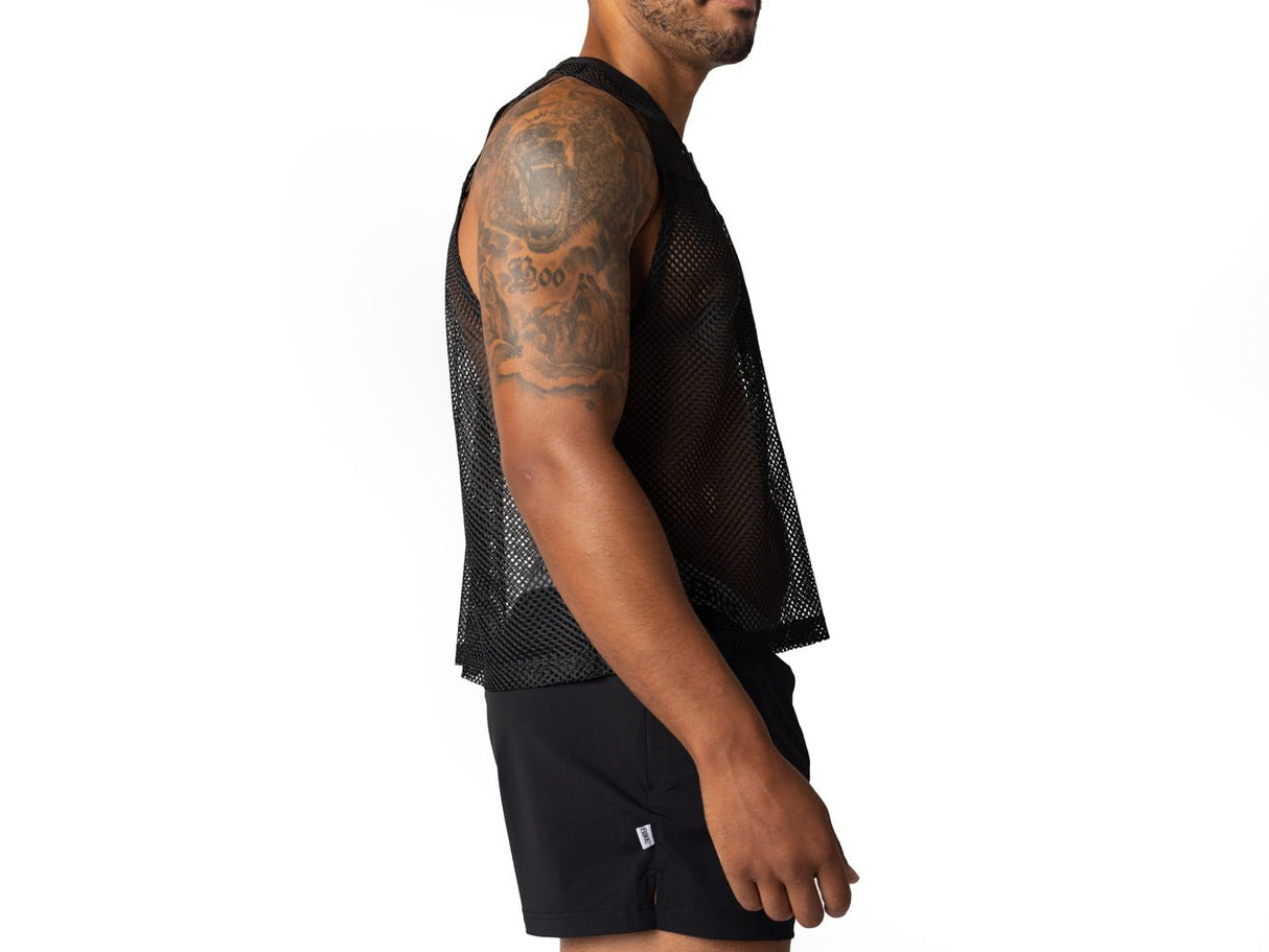 BIKE Sleeveless Practice Jersey Black - FETCH