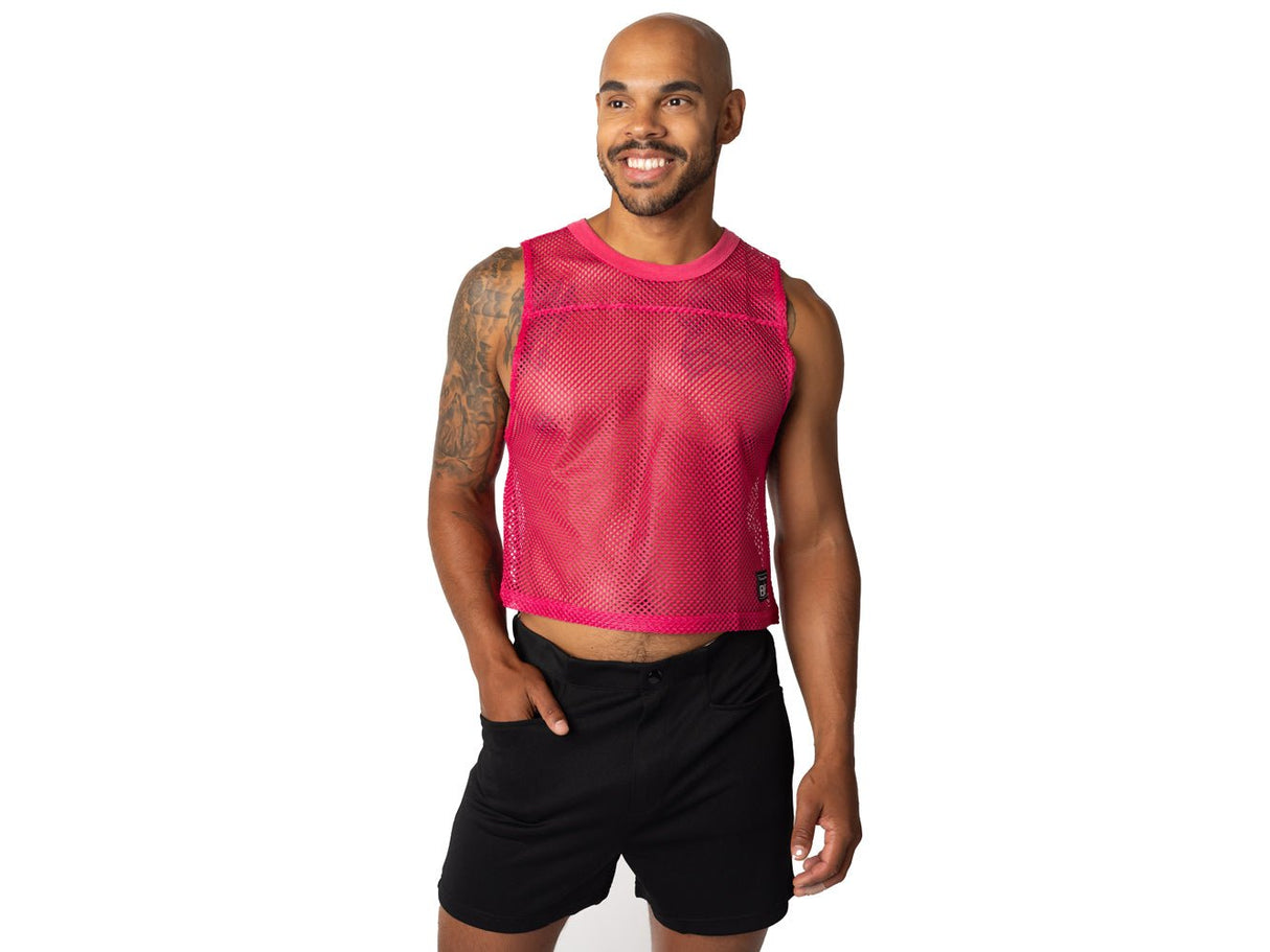 BIKE Sleeveless Practice Jersey Hot Pink - FETCH