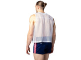 BIKE Sleeveless Practice Jersey White - FETCH