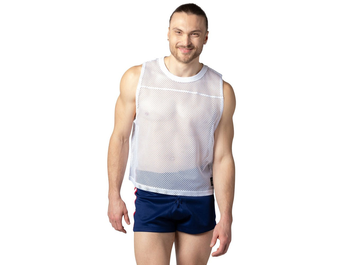 BIKE Sleeveless Practice Jersey White - FETCH