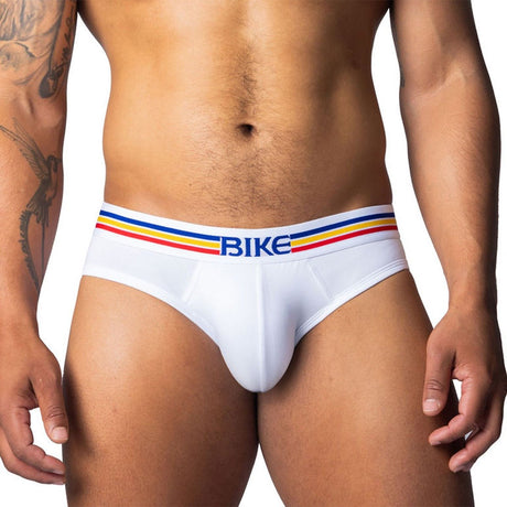 BIKE Stretch Cotton Brief White