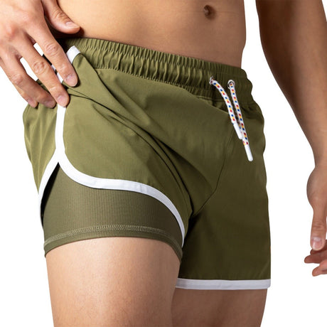 BIKE Track Short 4 Way Stretch Olive