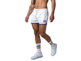 BIKE Track Short 4 Way Stretch White