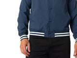 BIKE Varsity Bomber Jacket Navy