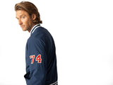 BIKE Varsity Bomber Jacket Navy