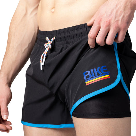 BIKE Track Short 4 Way Stretch Black