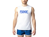 BIKE Sleeveless Logo T Shirt White