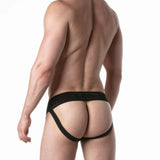 Leader Sport Mesh Jockstrap Black