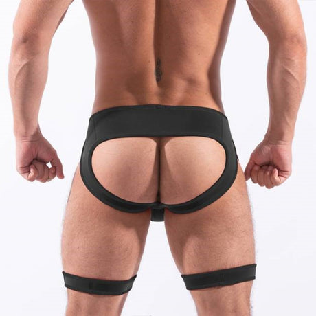 Spartas Snax Neo Chap Jock Short Black