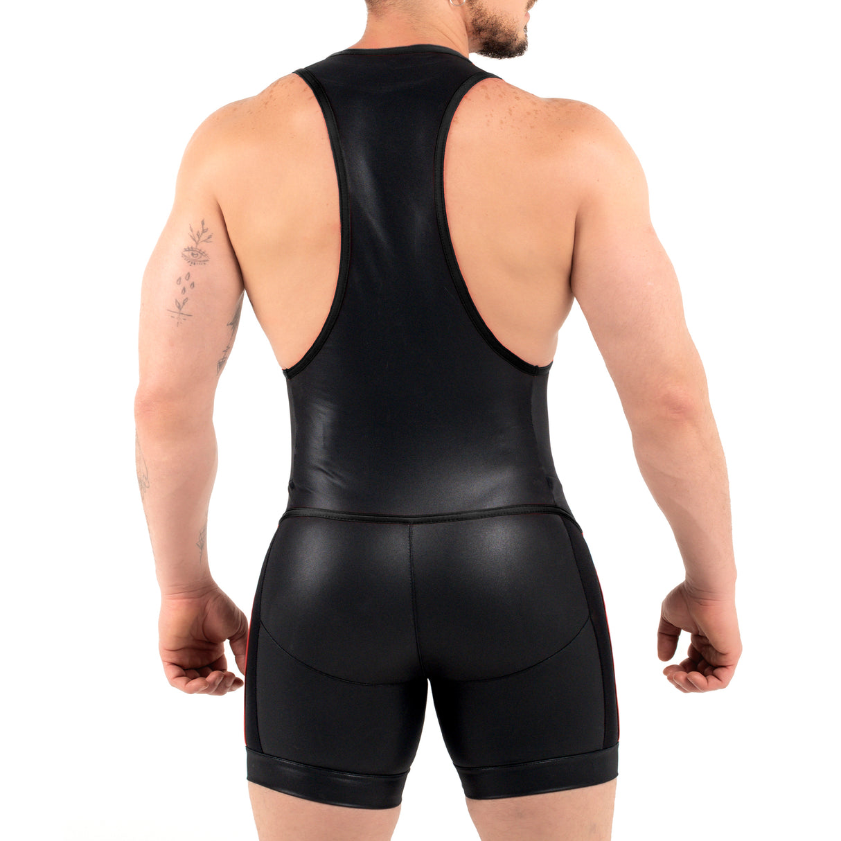 ROK Kinky Close Wrestler Singlet Black