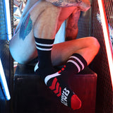 Breedwell Gymnetixxx Crew Socks Black