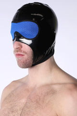 Cellblock 13 Black Chrome Mesh Eye Hood Black Blue