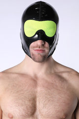 Cellblock 13 Black Chrome Mesh Eye Hood Black Yellow