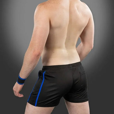 Mr S Leather Baller Short Blue