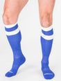 Barcode Berlin Football Socks Blue White