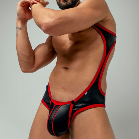Dale Mas Biker + Kinky Body Pouch Black Red