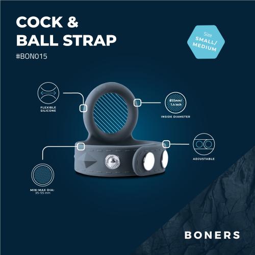 Boners Cock & Ball Straps S/M