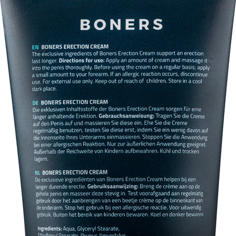 Boners Erection Cream 100ml