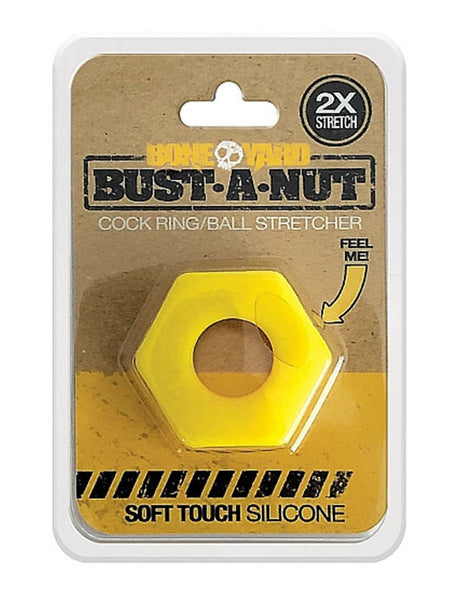 Boneyard Bust A Nut Cock Ring Yellow