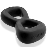 Hunkyjunk Boomerang Cockring Nut Tugger Black Fog