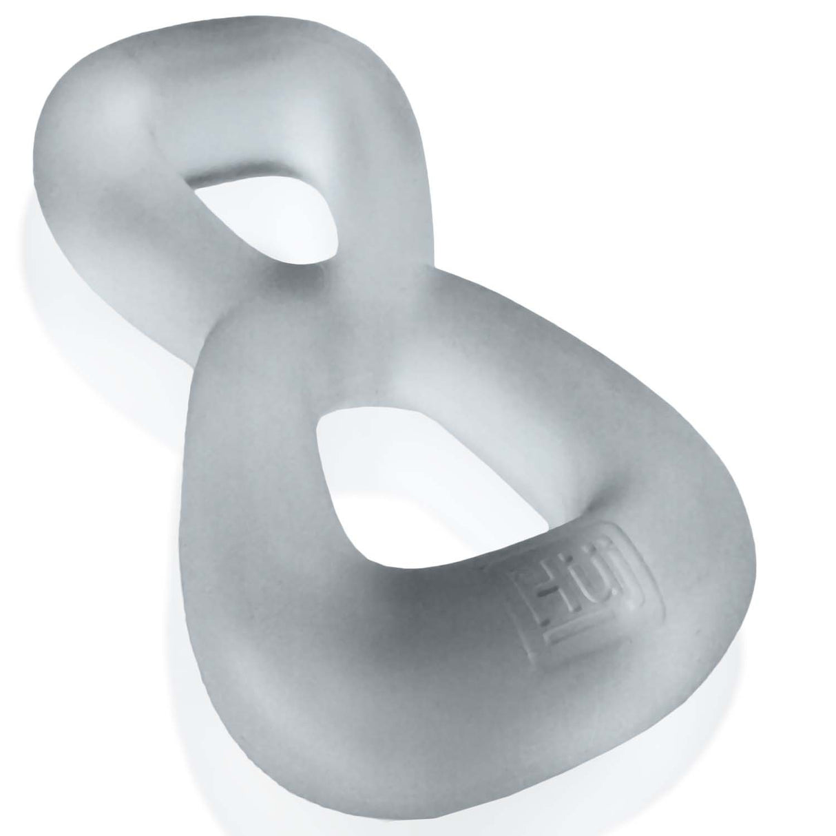 Hunkyjunk Boomerang Cockring Nut Tugger Clear Steam