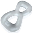 Hunkyjunk Boomerang Cockring Nut Tugger Clear Steam