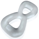 Hunkyjunk Boomerang Cockring Nut Tugger Clear Steam