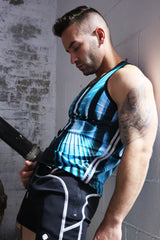 Breedwell Akira Tank Top Aqua Blue