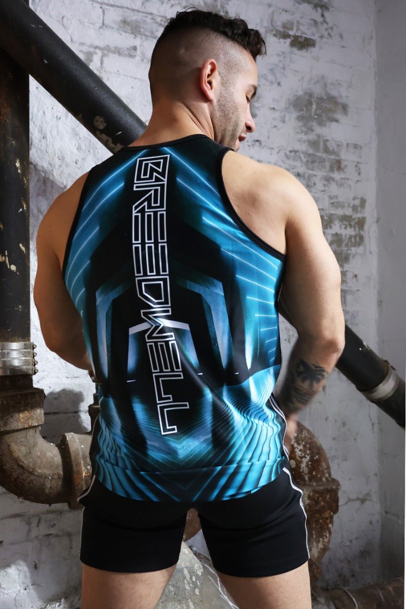 Breedwell Akira Tank Top Aqua Blue