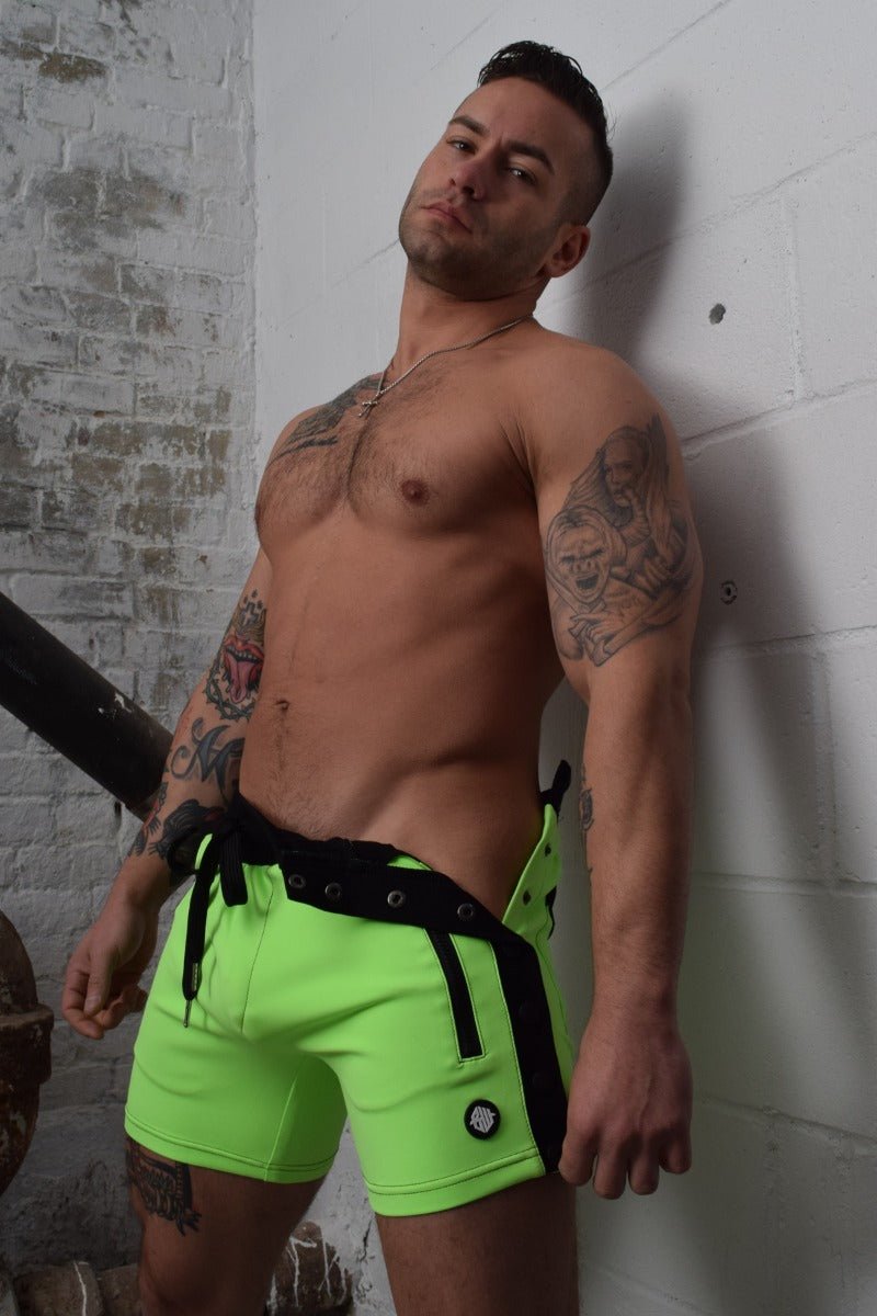 Breedwell Backpack Shorts Neon Green