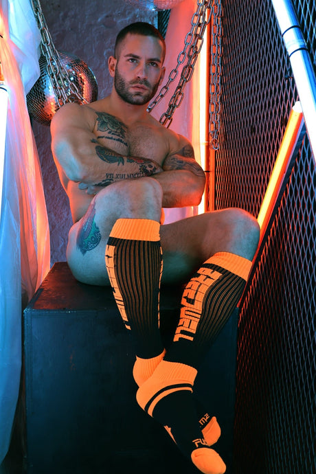 Breedwell Eternity Socks Neon Orange - FETCH