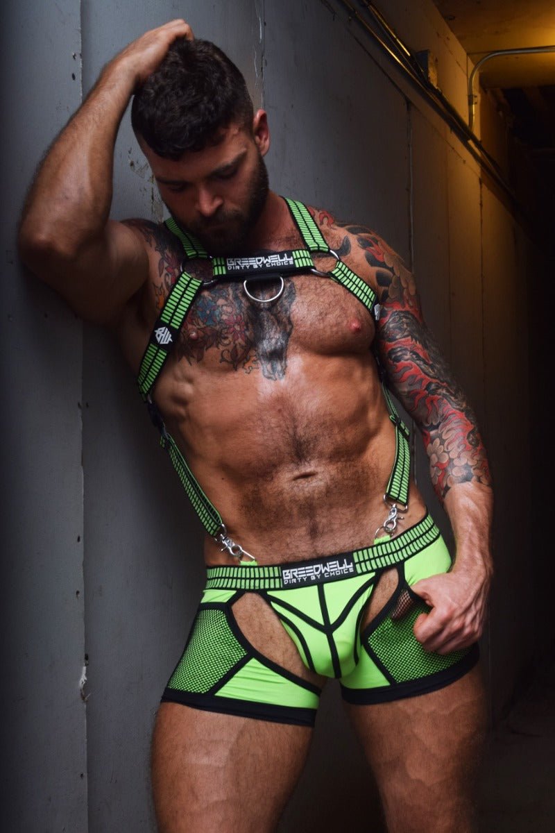 Breedwell Hybred Body Harness Neon Green