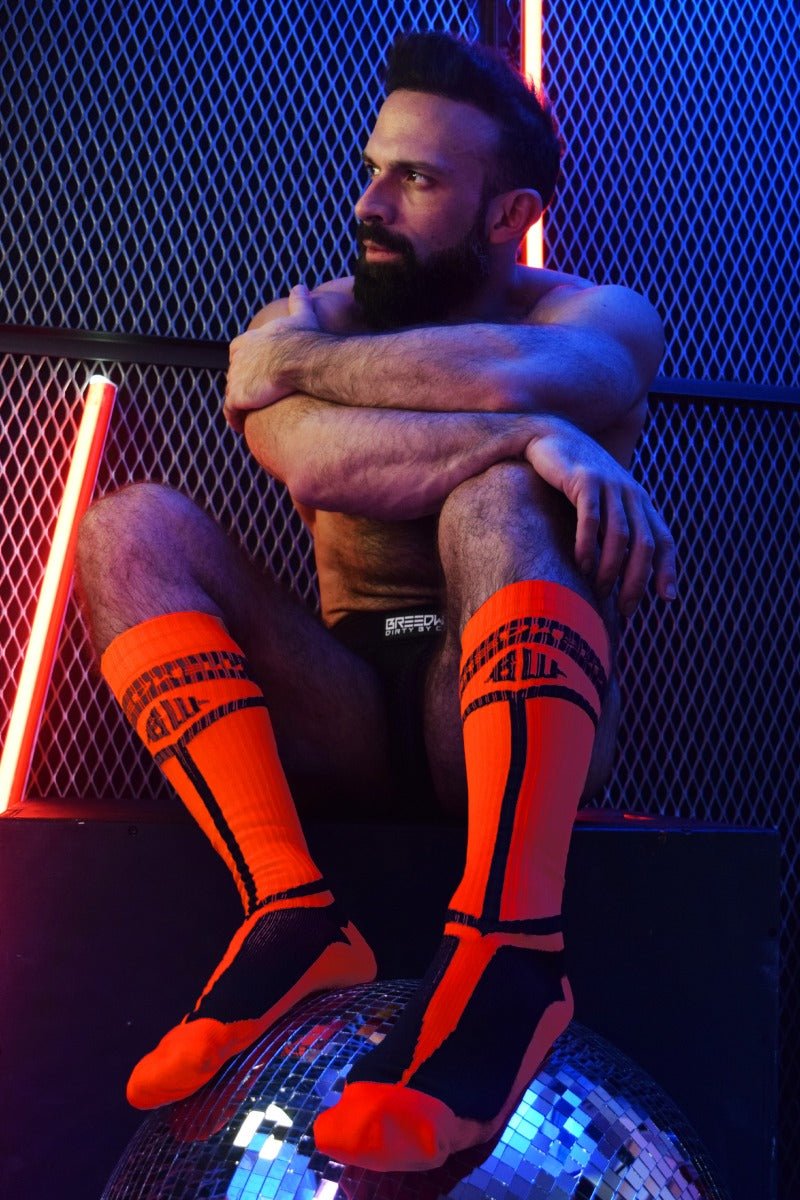 Breedwell Hybred Socks Neon Orange