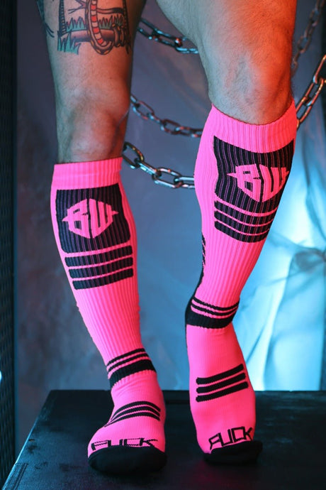 Breedwell Hypnotix Socks Neon Pink