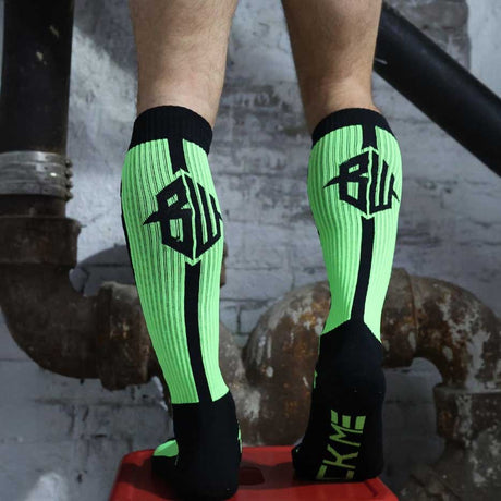 Breedwell Neo Camo Socks Neon Green
