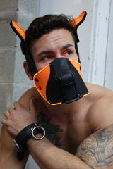 Breedwell Poundtown Pup Mask 2.0 Neon Orange