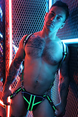 Breedwell Transistor Slingshot Body Harness Neon Green