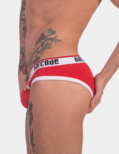 Barcode Berlin Brief Kai Red White