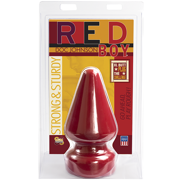 Doc Johnson Red Boy Butt Plug XL The Challenge