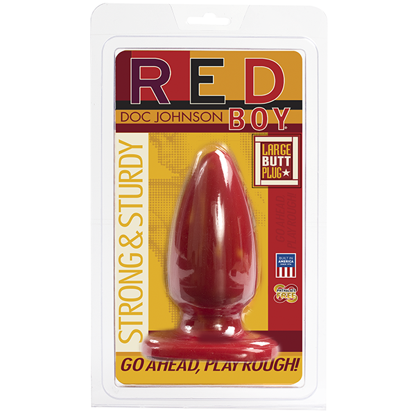 Doc Johnson Red Boy Butt Plug Large