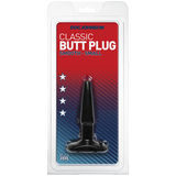 Doc Johnson Classic Butt Plug Smooth Black Small