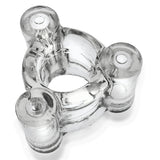Oxballs Buzz SQUEEZE Vibrating Ballstretcher Clear