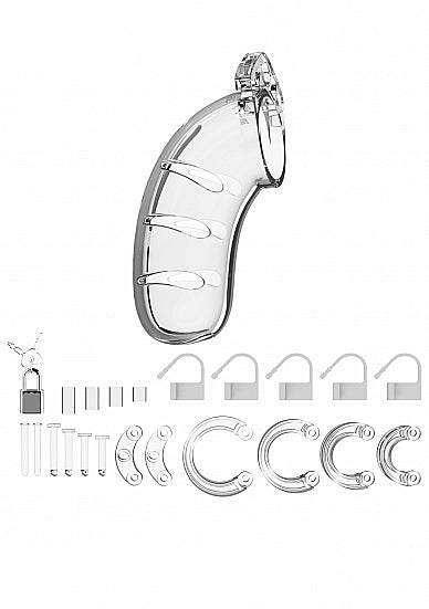 Mancage NO 3 Chastity 4.5 Inch Cock Cage Clear