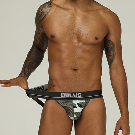Orlus Denver Jockstrap Camo Grey