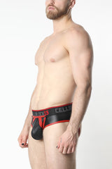 Cellblock 13 Anti Chrome Snap Up Jock Brief Red - FETCH