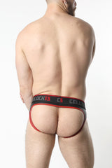 Cellblock 13 Anti Chrome Snap Up Jock Brief Red - FETCH