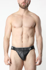 Cellblock 13 Anti Chrome Snap Up Jockstrap Black