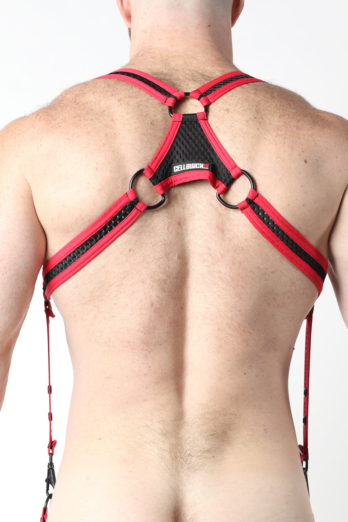 Cellblock 13 Bare 2.0 Mesh Harness Red