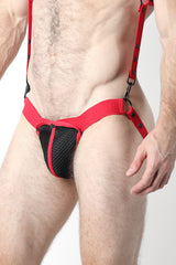 Cellblock 13 Bare 2.0 Mesh Jock Cup Red